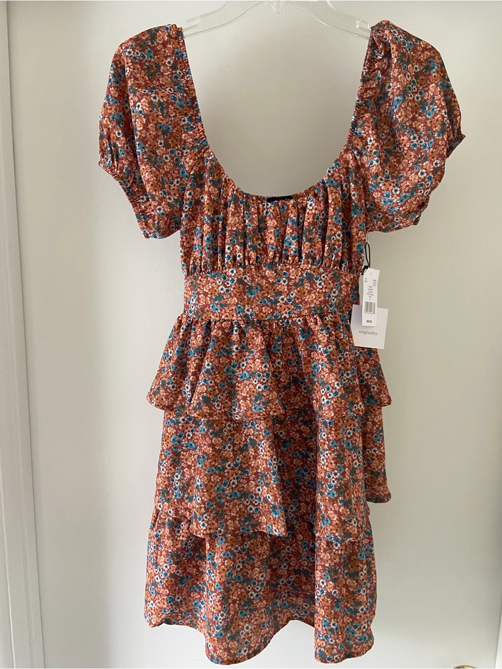 Floral Tiered Smocked Dress